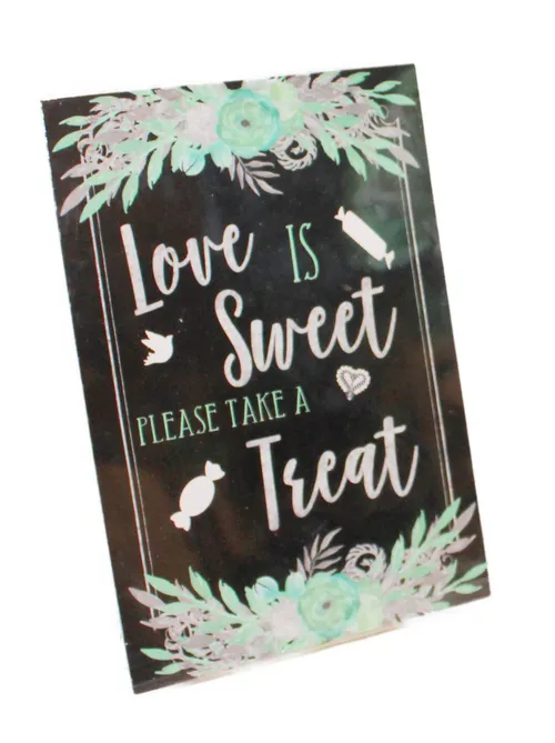 Faith Collection- Love is Sweet, Take a Treat Sign