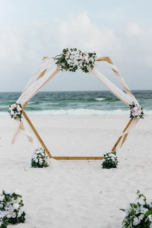 Arch Drape Material- White Wedding Arch Drape Sheer White 1 Panel 28