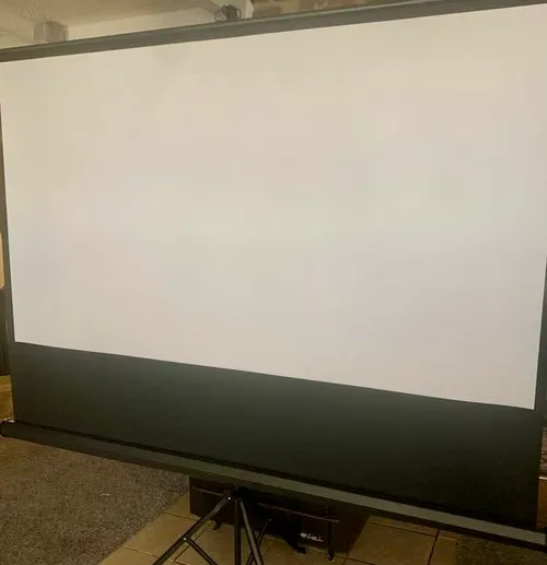Projector Screen, 16:9 4k HD 80 inch screen with tripod stand, pull up, portable