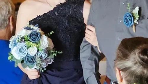 Shades of Blue- Bridesmaid Bouquet