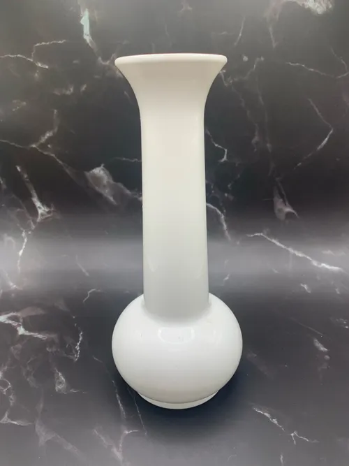 Vases, Bud Vase, White- Plastic