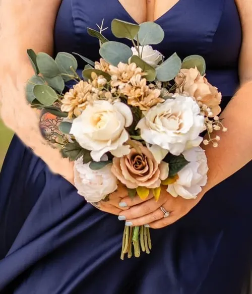 Taylor Collection- Bridesmaid's Pampas Bouquet