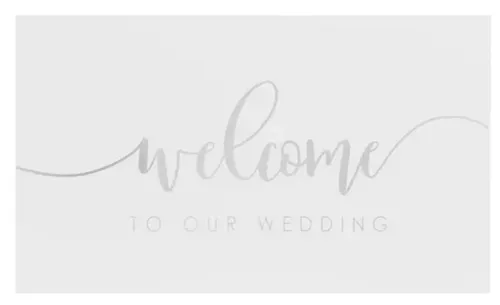 Signs- Acrylic Welcome Sign