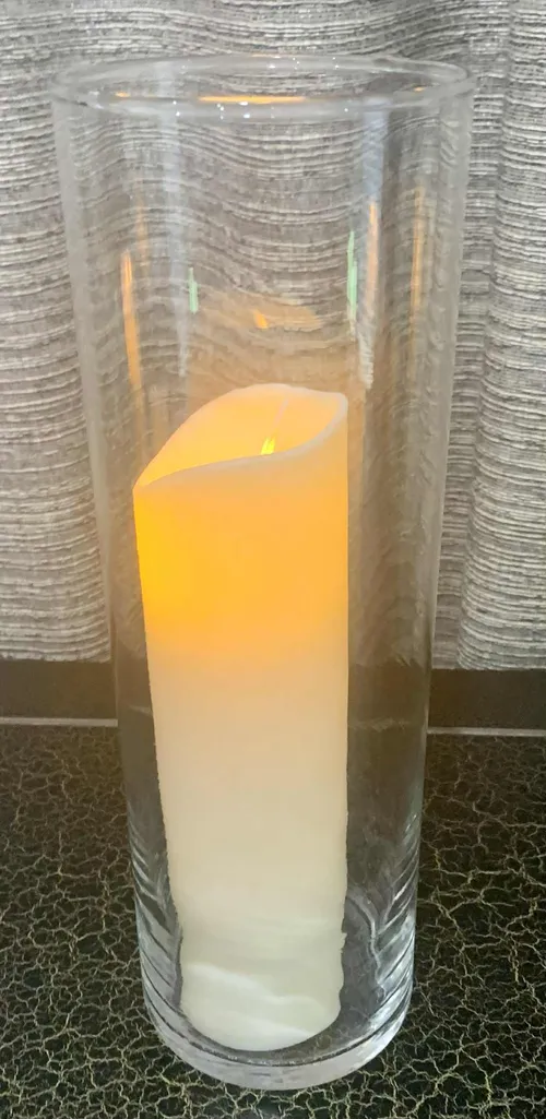 Vase, Cylinder Clear Taller Vase