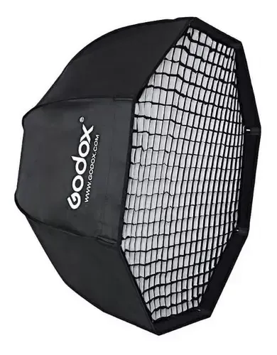SOFTBOX OCTABOX Simil Paraguas MONTURA BOWEN GODOX 80cm SIN Eggcrate (Para Godox)