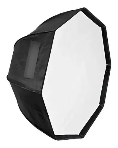 SOFTBOX OCTABOX Simil Paraguas MONTURA BOWEN JIMBEI KE-120 cm con Eggcrate (Para Godox)
