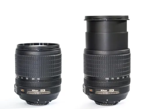 NIKON DX 18-105mm VR f3.5-5.6 Serie G AFs - APS-C