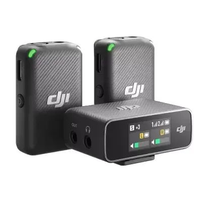 Microfono Corbatero - Kit Wireless DJI MIC Lavaliers (2 TX + 1 RX)