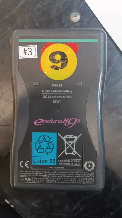 V-Mount Endura H9S sin salida D-Tap (14.4V / 87wh / 6.0 Ah)