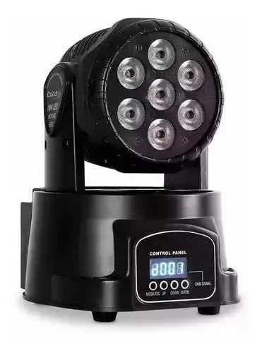 CABEZAL LED MOVIL RGB por 2 unidades (No incluye trípode)