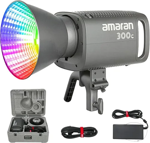 AMARAN 300C COB RGB (Incluye trípode y alargue - sin softbox)