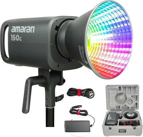 AMARAN COB 150w RGB (Incluye trípode y alargue - sin softbox)