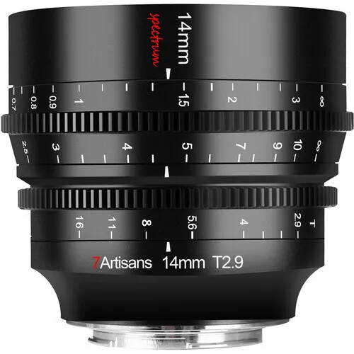7ARTISANS SPECTRUM CINE 14mm T2.9 (Sony E) FF 