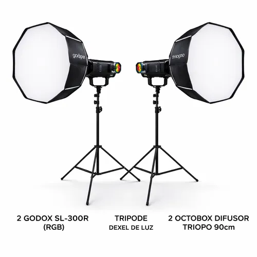 COMBO 300w RGB x2