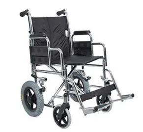 Chrome Plated Transit Wheelchair