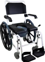 Mobile Shower Commode with Self-Propelling Kit