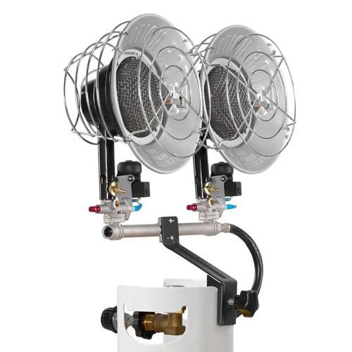 30000 BTU Infrared Radiant Heating with 180-Degree Coverage, Adjustable 3-Level Heat Settings 