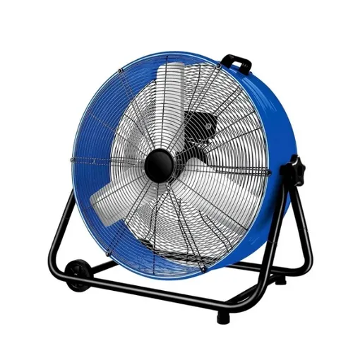 Industrial Fan 24 Inch Heavy Duty Drum 3 Speed 8100 CFM Air Circulation High Velocity Fan