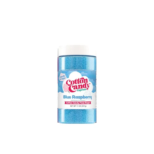 Blue Raspberry Floss Cotton candy Sugar 8 Servings