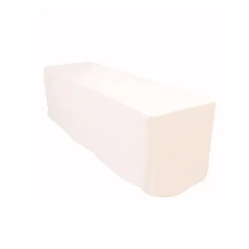 SCUBA - White Rectangular Fitted Tablecloth 30x96 for 8ft Table