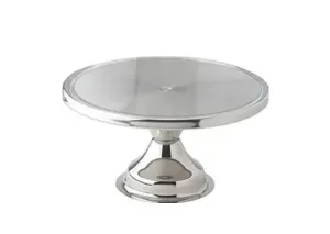 Stainless Steel Round Cake Stand, 13-Inch