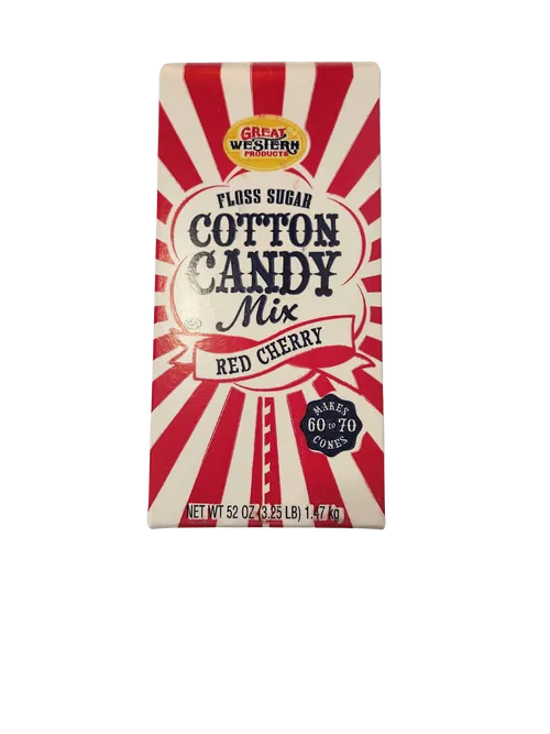 Cherry Floss Cotton candy Sugar 60-70 Servings