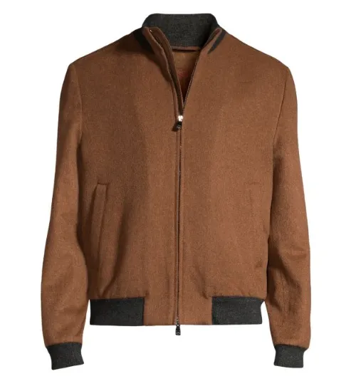 Corneliani ID Cashmere Bomber Jacket