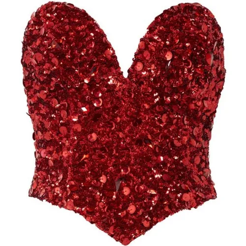 Oscar De La Renta Heart Bustier