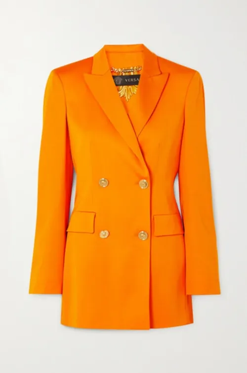 Versace wool blend Gabardine mini dress