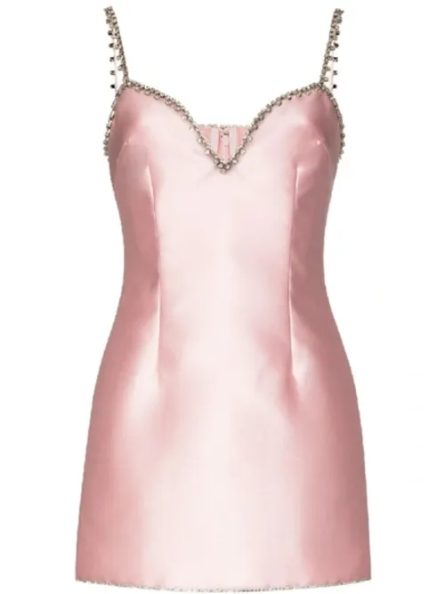 Area Pink Sweetheart Mini Dress
