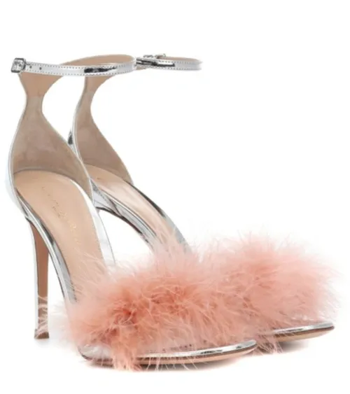 Gianvito Rossi Feather Sandals