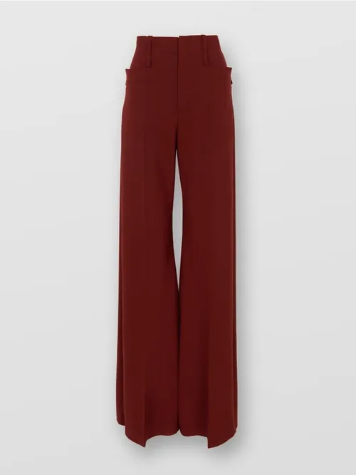 Chloe High Rise Flared Trousers