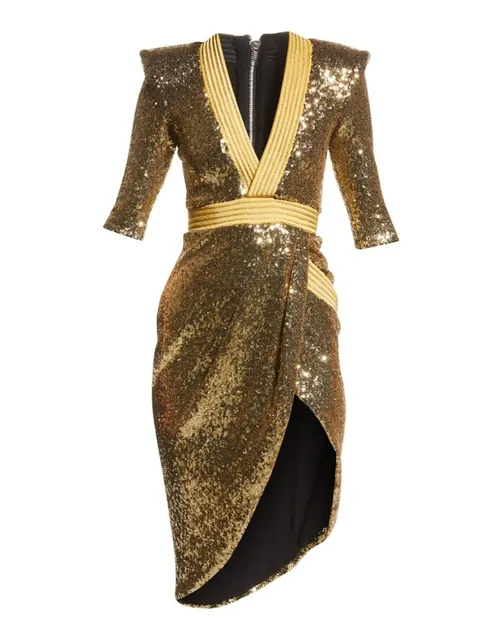 Zhivago Eye of Horus sequin dress