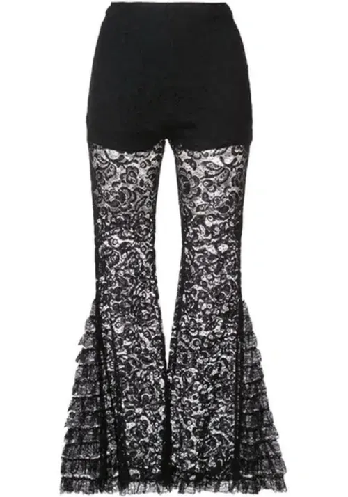 Givenchy Lace Wide Leg Pants