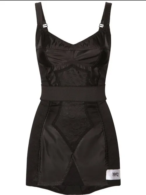 Dolce & Gabbana Kim Number Patch Mini Dress