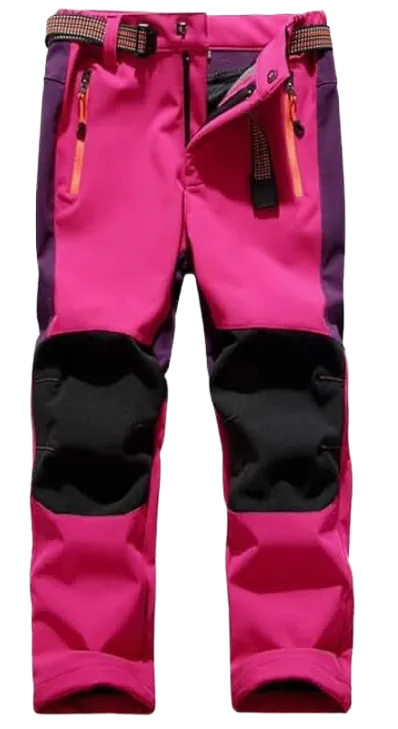Kids snow pants - pink