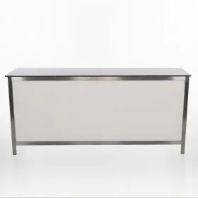 Mobile Edelstahl/Holz-Klapptheke