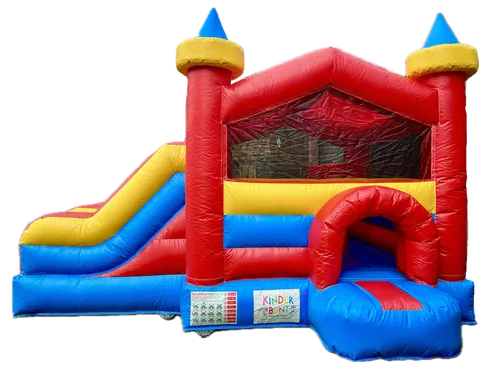 Hüpfburg 5x4,5m - Schloss mit Rutschen