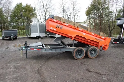14' Dump Trailer Dual 7k Axles