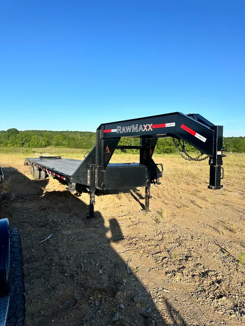 40' Dual Tandem Gooseneck w/ Mega Ramps 10K Axles