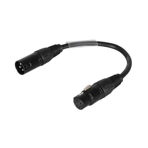 3P M to 5P F DMX Cable