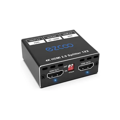 HDMI Splitter Scaler 1x2 4K