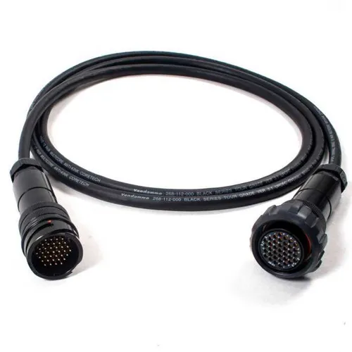 Rack Mount F 8 Way Veam to M XLR Tails
