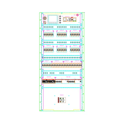 Show Works PD-400-3 400A 3PH 24U Powerlock Rack Distro