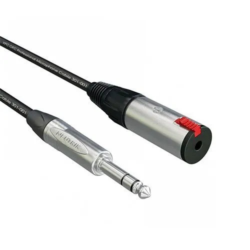 10m 6.35mm Jack M-F Extension Cable