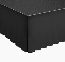 Global Truss GT Stage Deck Pleated Skirt 105 x 40cm