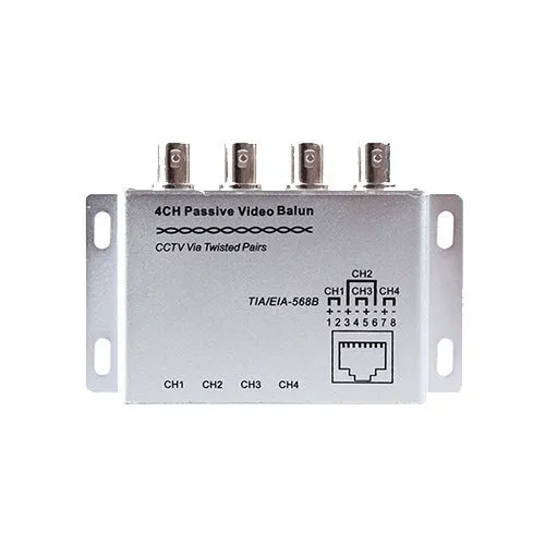 4 Channel Cat5e Video Balun