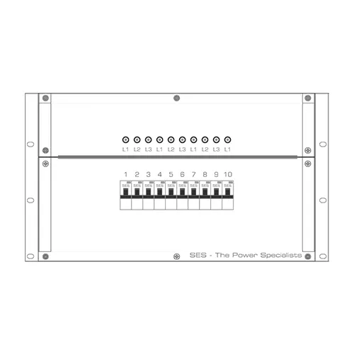 Show Works PD-63-1 63A 1PH Rack Distro
