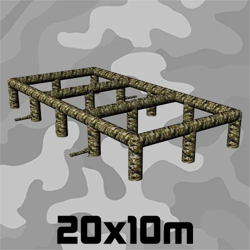 Opblaasbare XL Arena (20x10m)