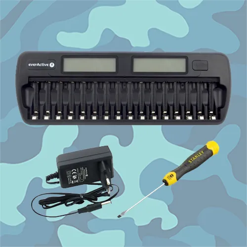 Oplader (incl. schroevendraaier)